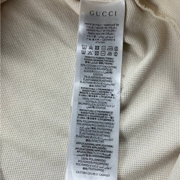 Men's Beige Polo Shirt with Navy Collar - Picture 3 of 6